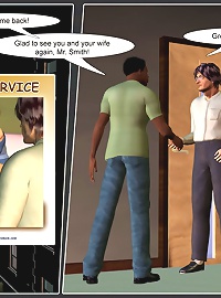Caught and squeezed in the most gripping and nail-biting moments of interracial comic porn!